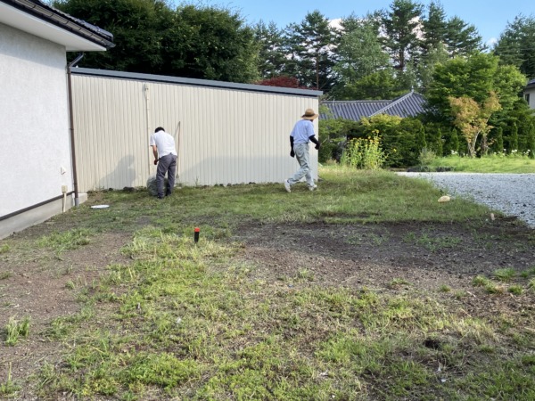 軽井沢で草刈り